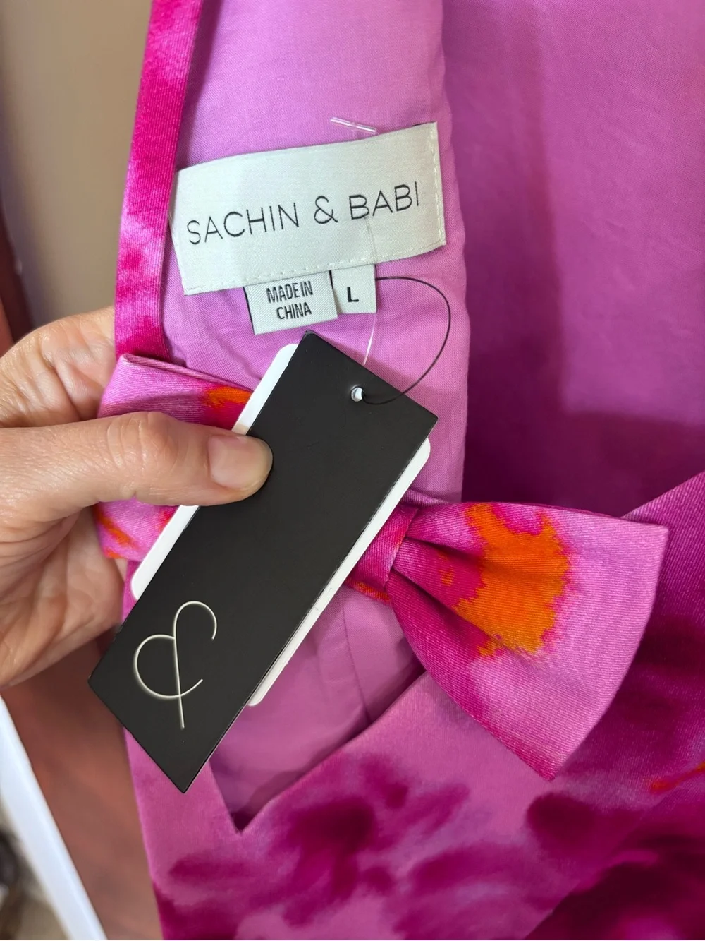 Sachin + Babi Magenta-Multi Shift Dress - Picture 4 of 4
